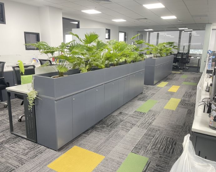 Bố trí cây xanh văn phòng