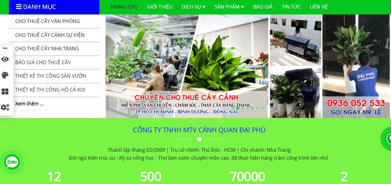 dịch vụ chăm sóc mai sau Tết