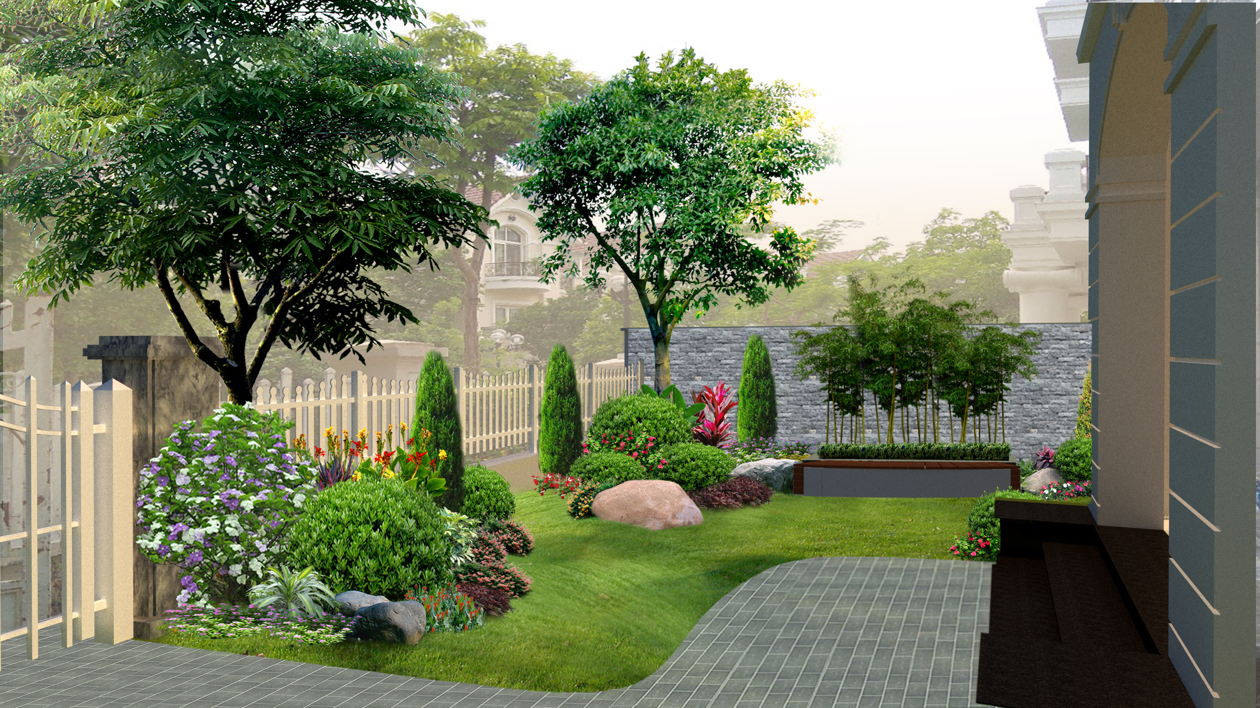 dịch vụ chăm sóc sân vườn tại Củ Chi