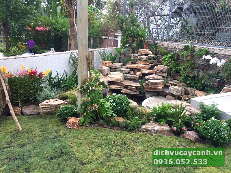nhận thi công sân vườn biệt thự tại Thủ Đức