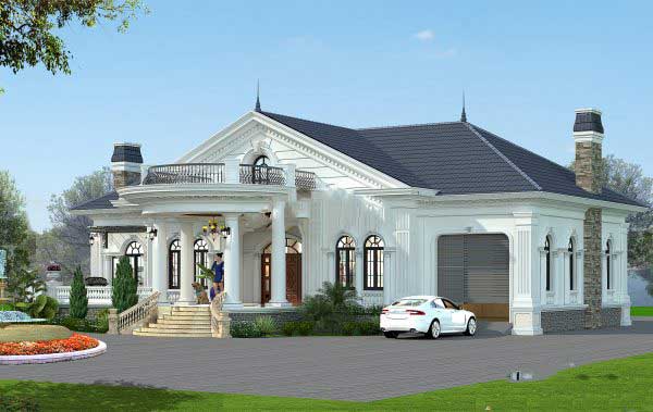 sân vườn đẹp cho nhà cấp 4