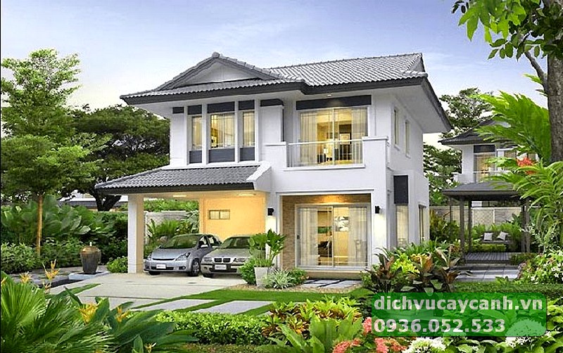 thi công sân vườn biệt thự Thủ Đức trọn gói
