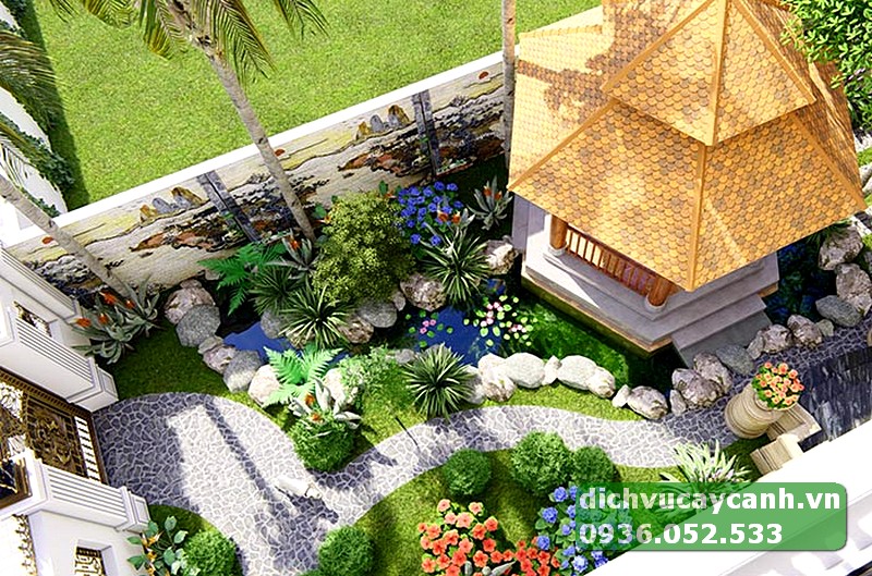 Thi công sân vườn Tp Thủ Đức