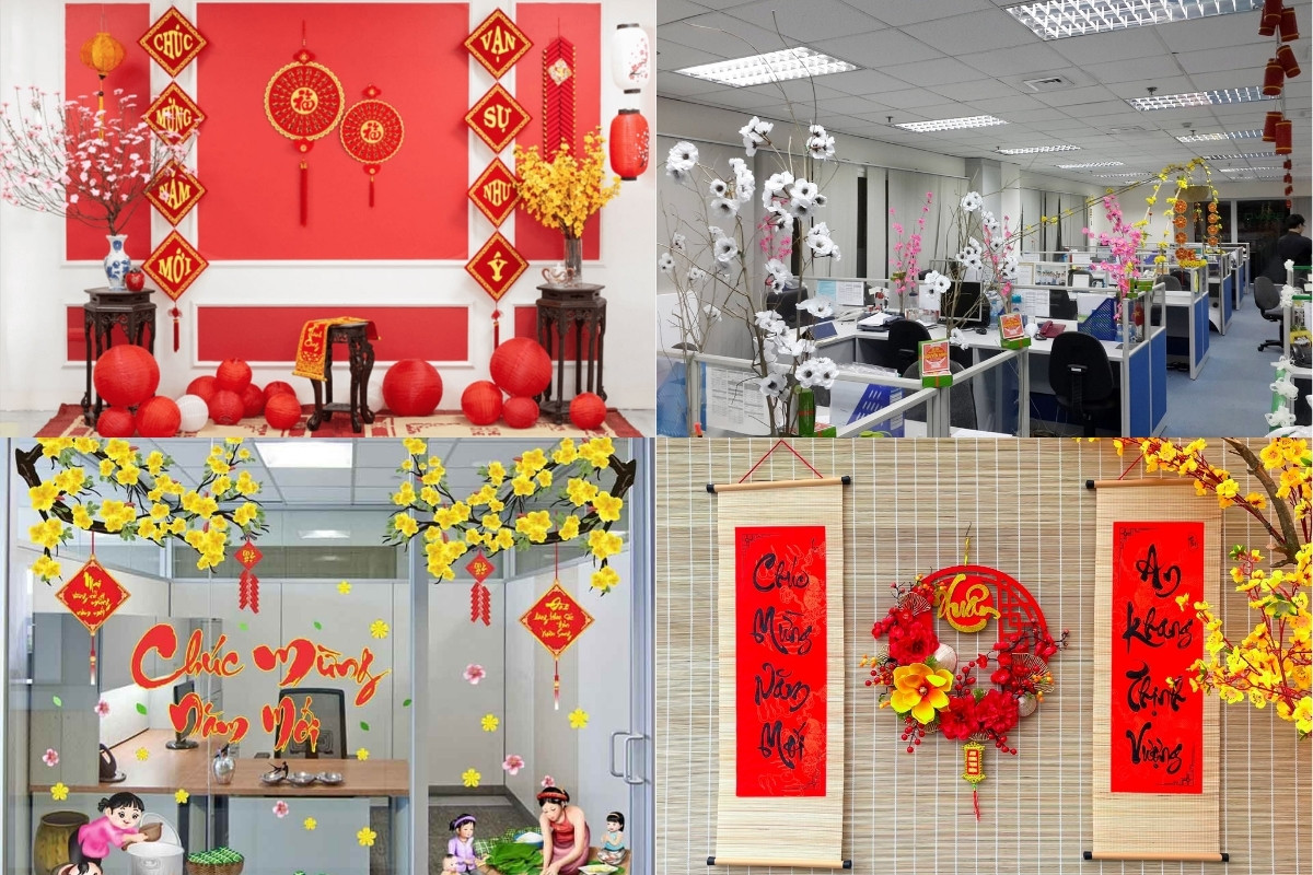Lợi ích khi trang trí Tết văn phòng